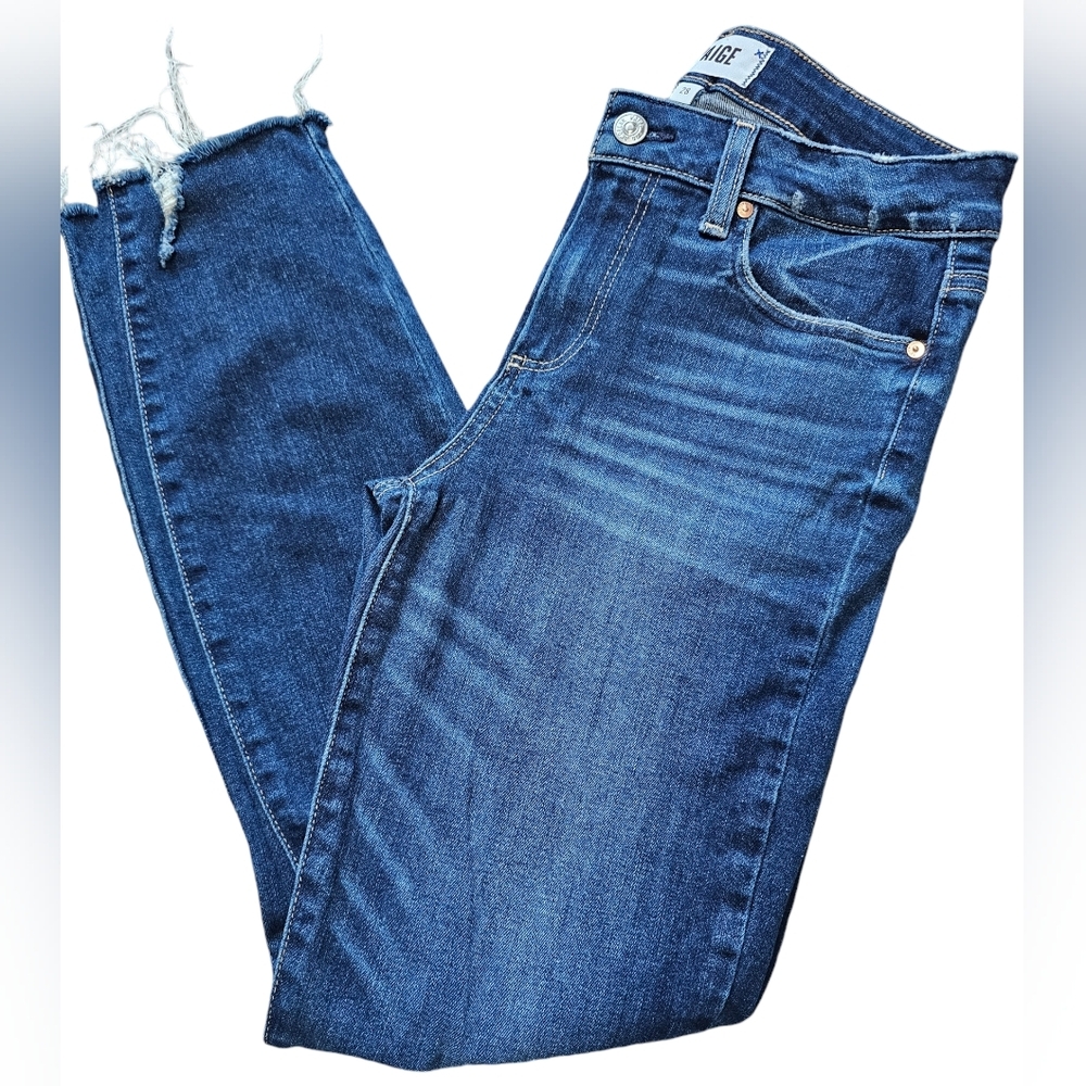 Paige "Verdugo Ankle" Jeans with manufacturers distressed marks, size 28 - Picture 2 of 10